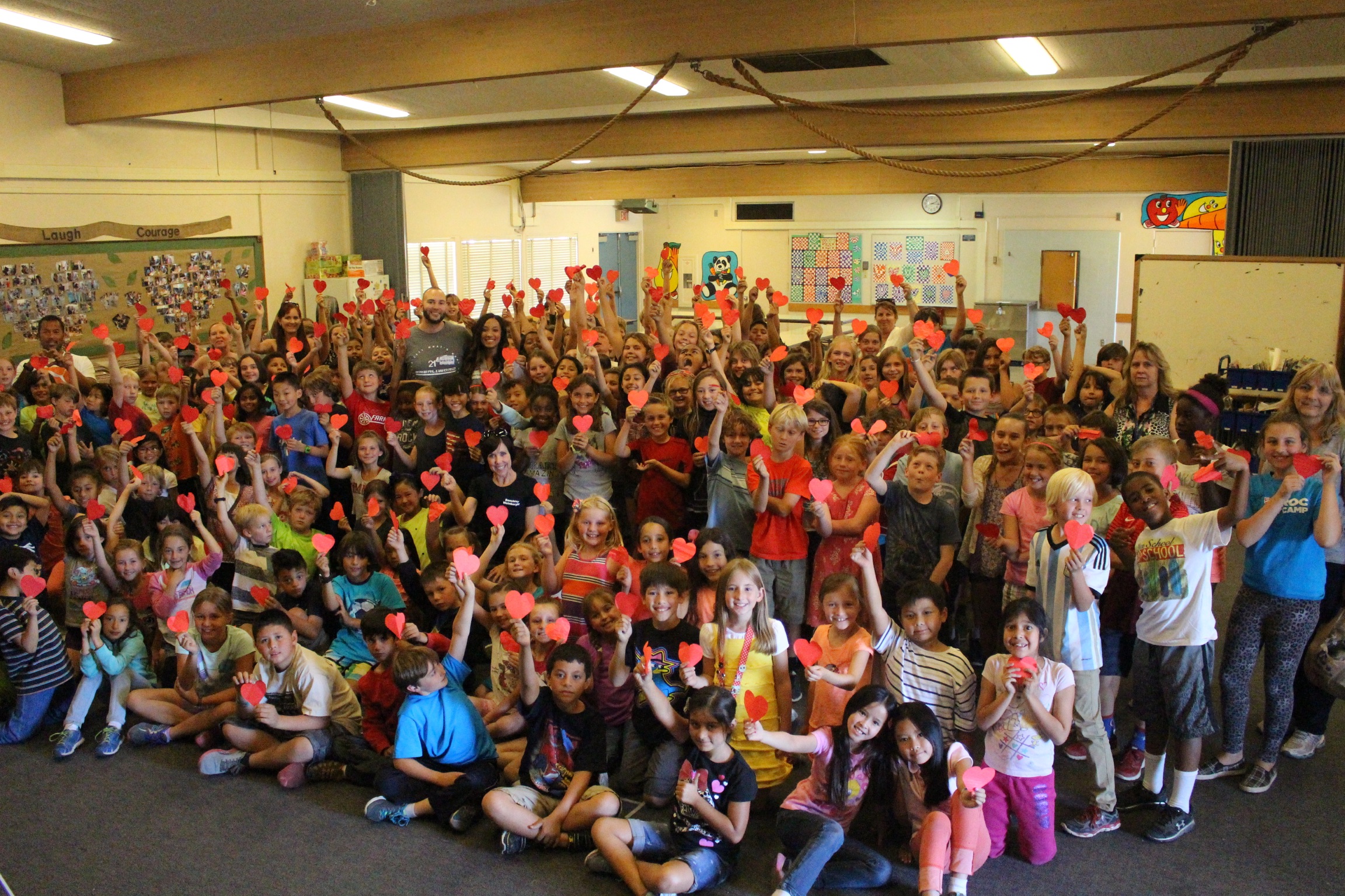 Benchley Weinberger Elimentary being Students with heart