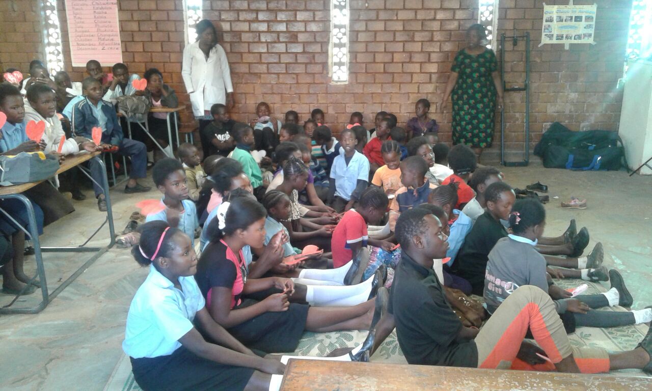 Mulele Mwana Community School students, Lusaka,Zambia