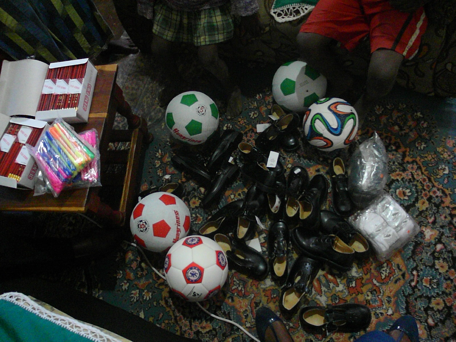 Recreational Supplies to be donated from the money raised